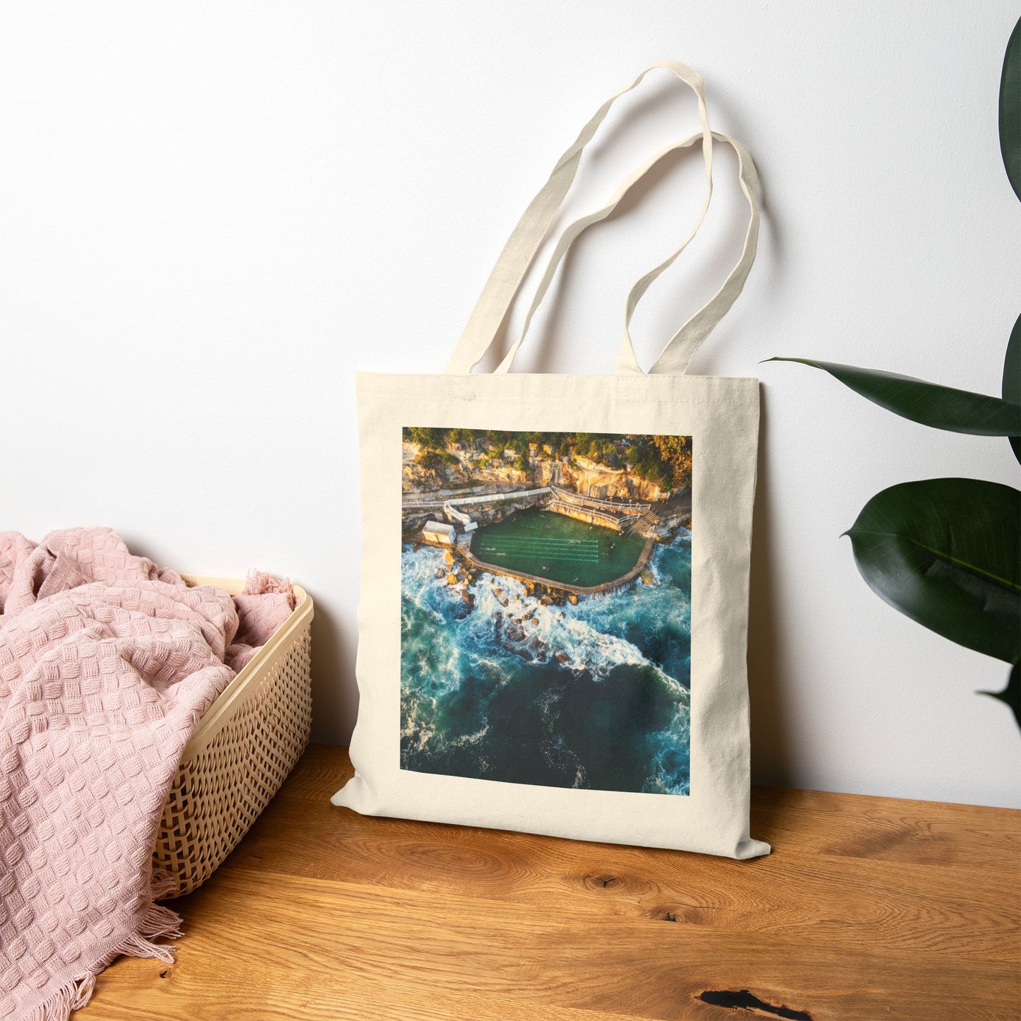 Saltwater Sanctuary "Bronte Baths, Sydney, Australia" Canvas Tote Bag