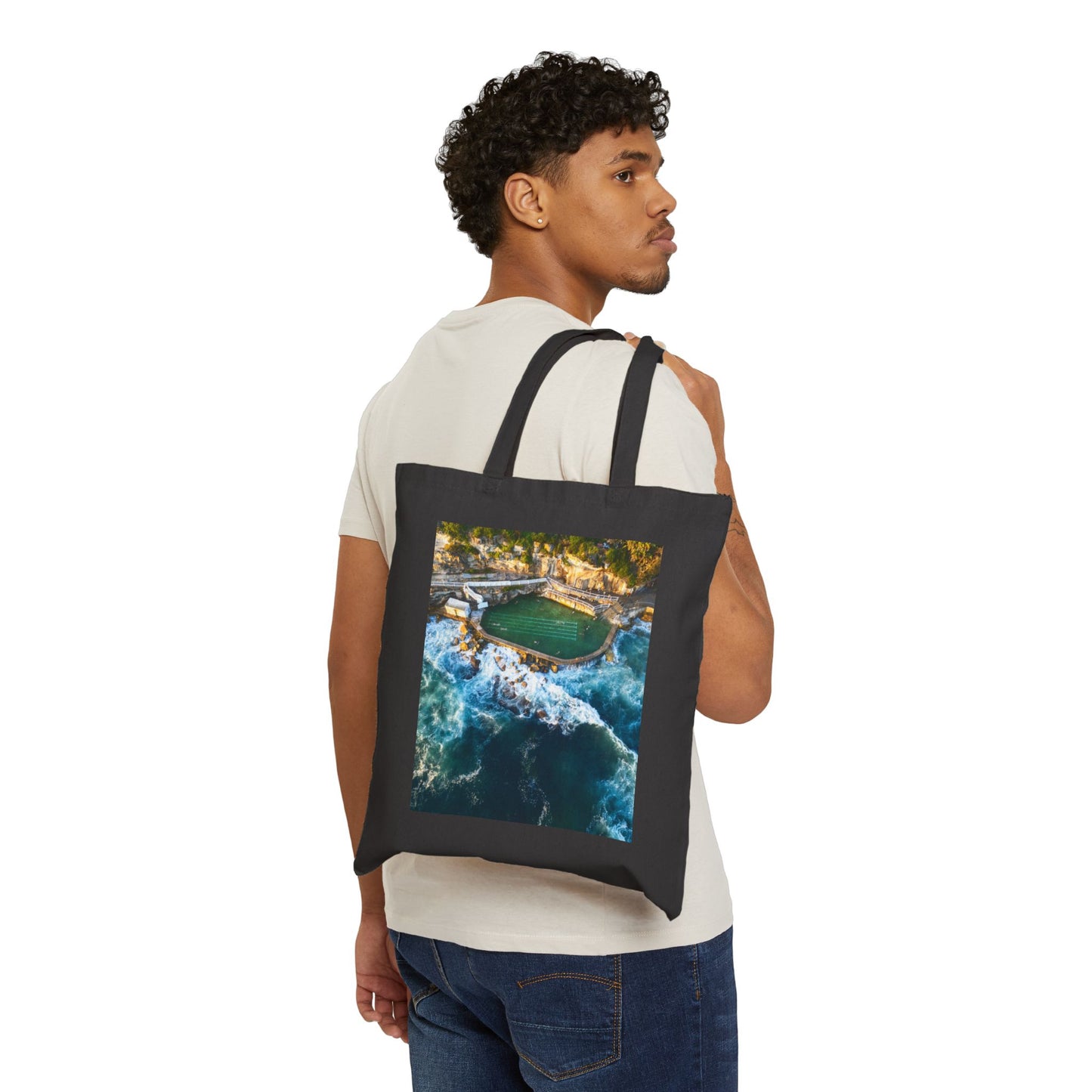 Saltwater Sanctuary "Bronte Baths, Sydney, Australia" Canvas Tote Bag