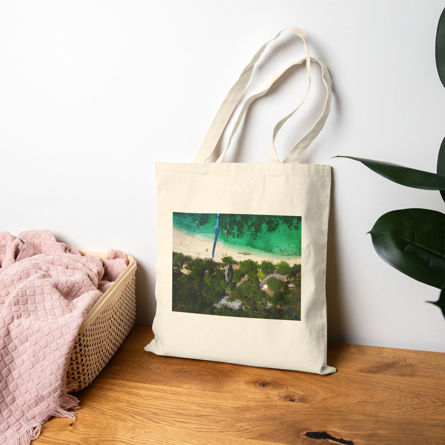Thai Tropics "Phi Phi Islands, Phuket, Thailand" Canvas Tote Bag