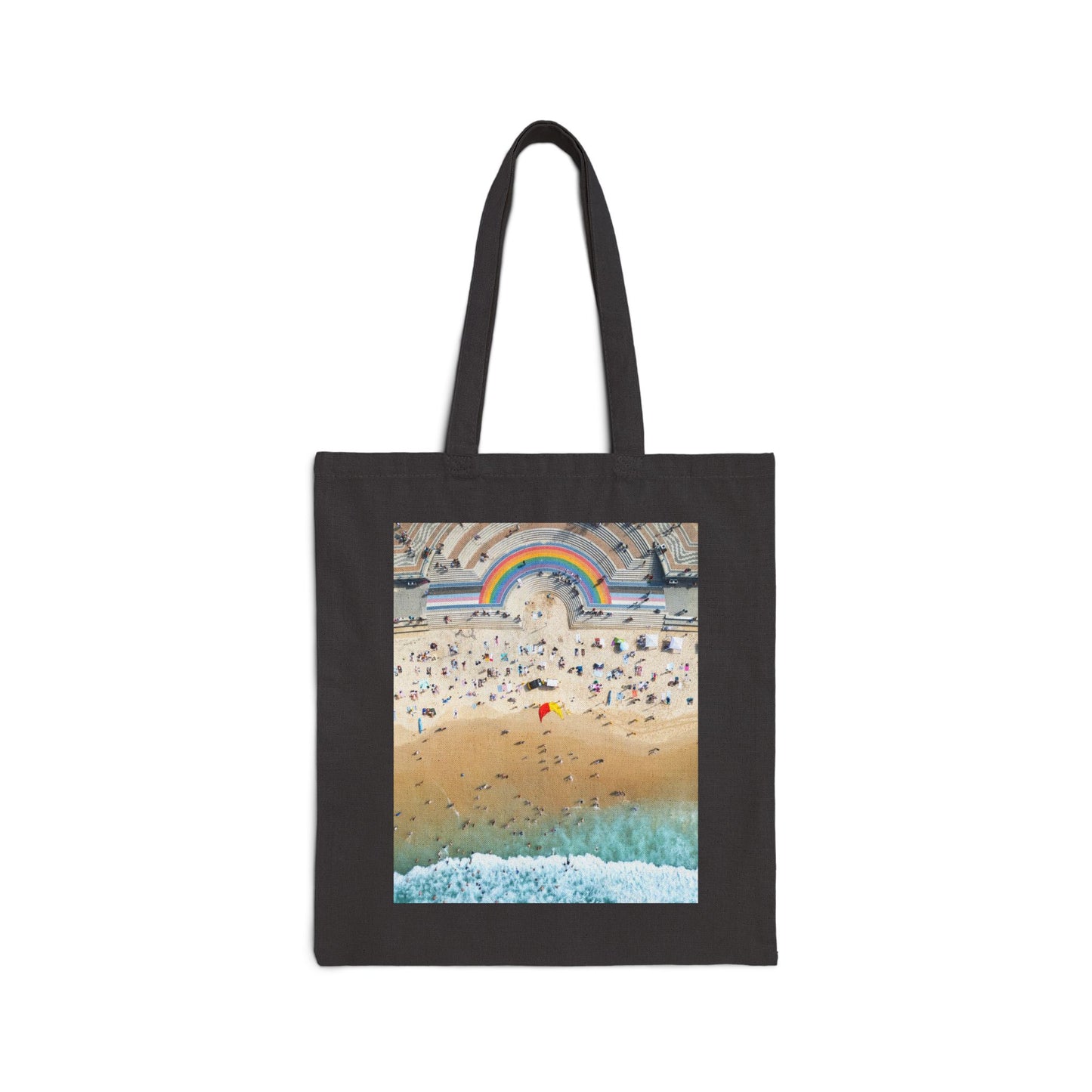 Prismatic Tide "Coogee Beach, Sydney, Australia" Cotton Canvas Tote Bag