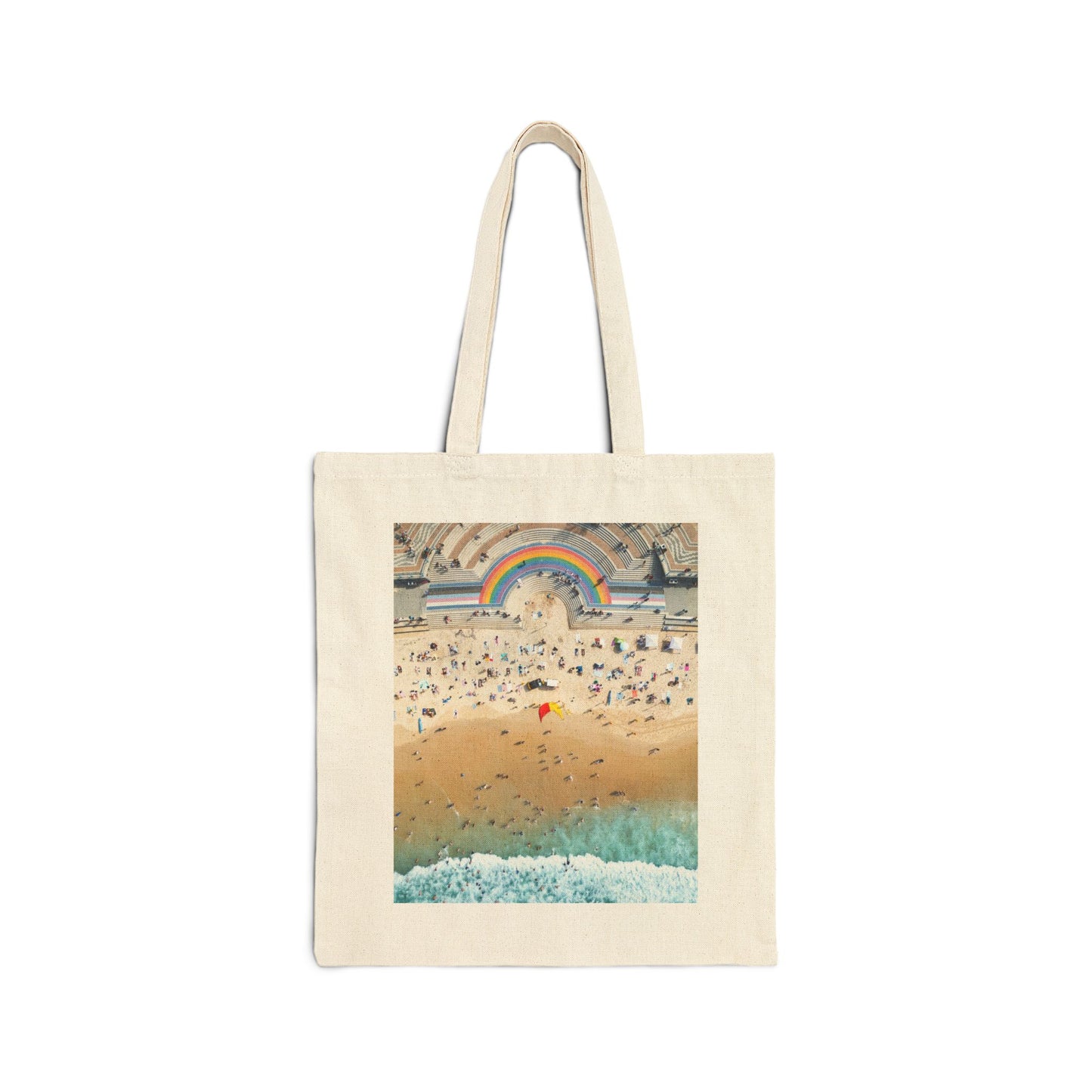 Prismatic Tide "Coogee Beach, Sydney, Australia" Cotton Canvas Tote Bag